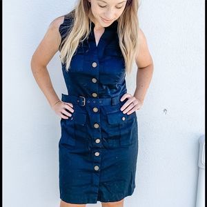Banana Republic Cargo Button Dress